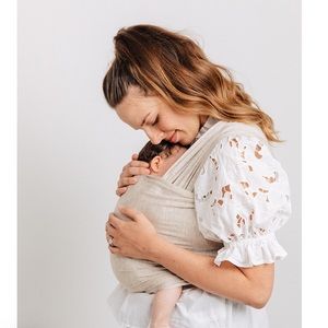 EUC Solly baby wrap in colour Flax